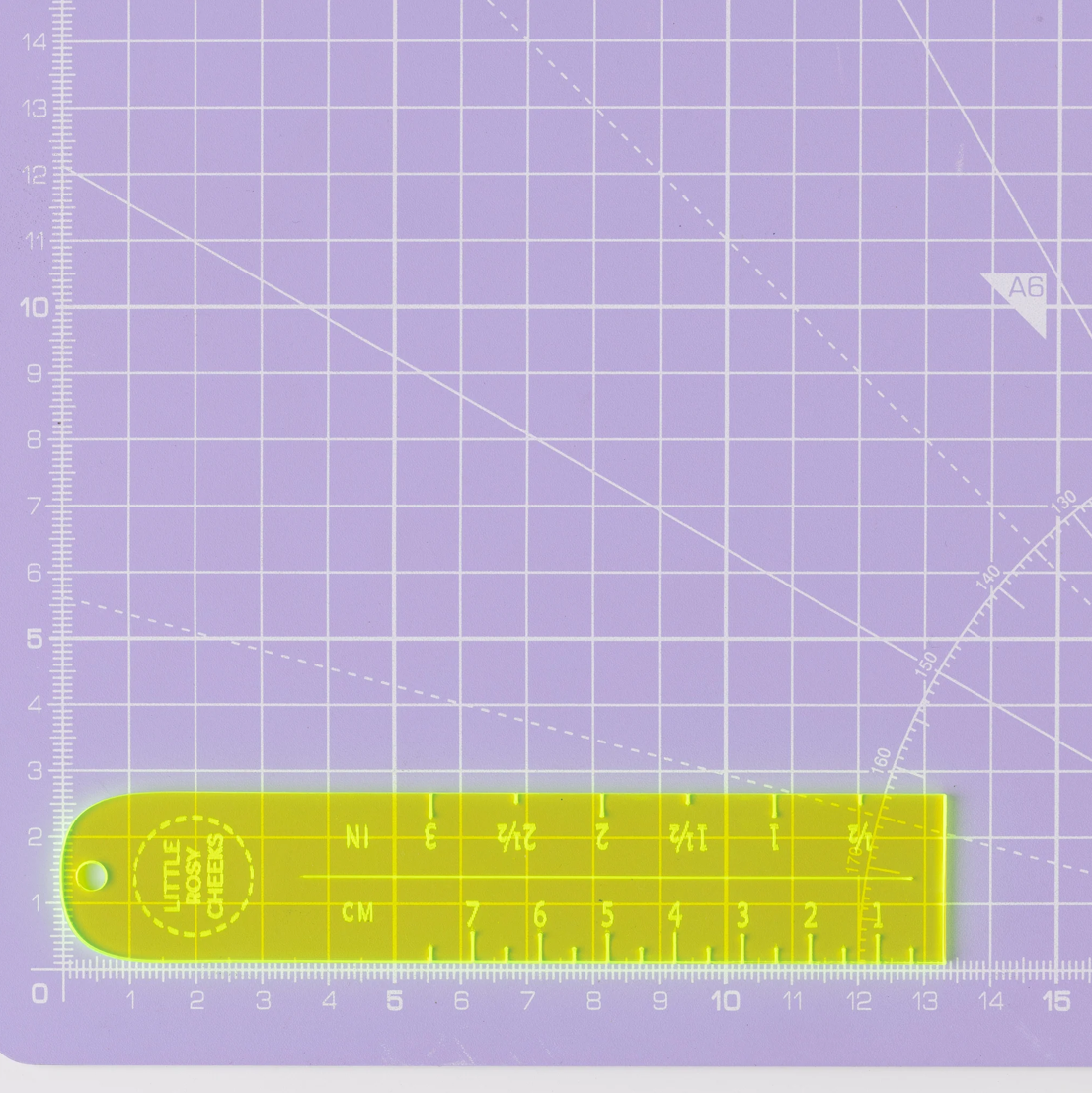 Label Placement Ruler - Little Rosy Cheeks