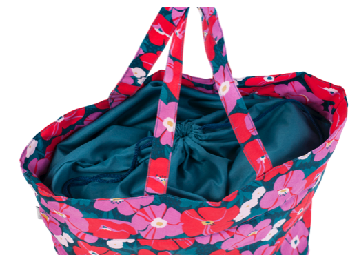 Craft Storage Bag Modern Floral Stitch and Ink Fabrics
