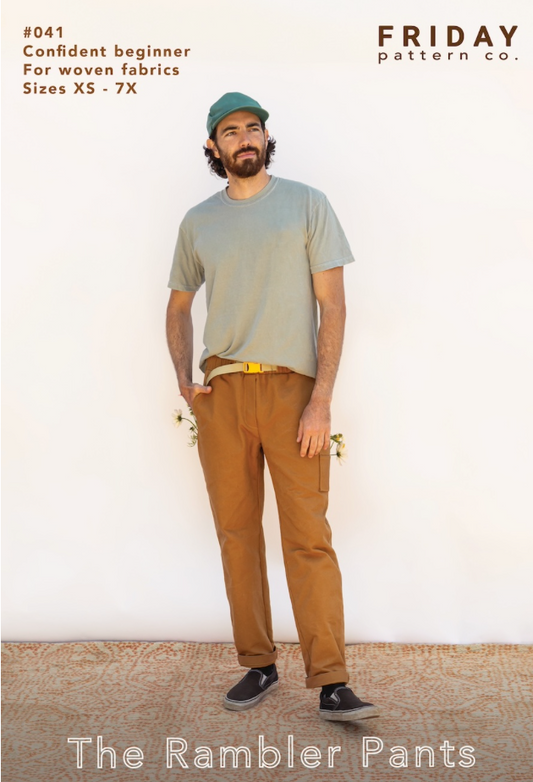 The Rambler Pants Pattern - Friday Pattern Co