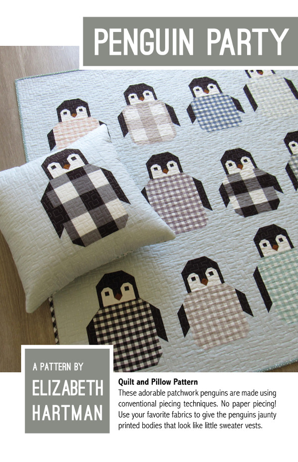 Penguin Party Quilt Pattern - Elizabeth Hartman