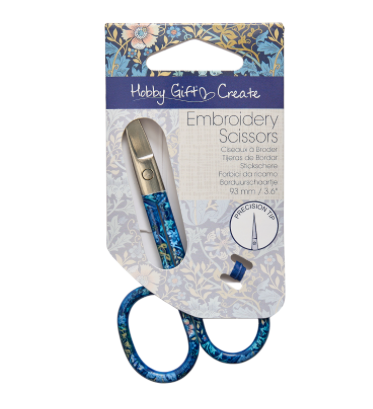 Embroidery Scissors - Blue Floral