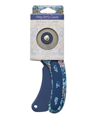 45mm Rotary Cutter - Blue Floral