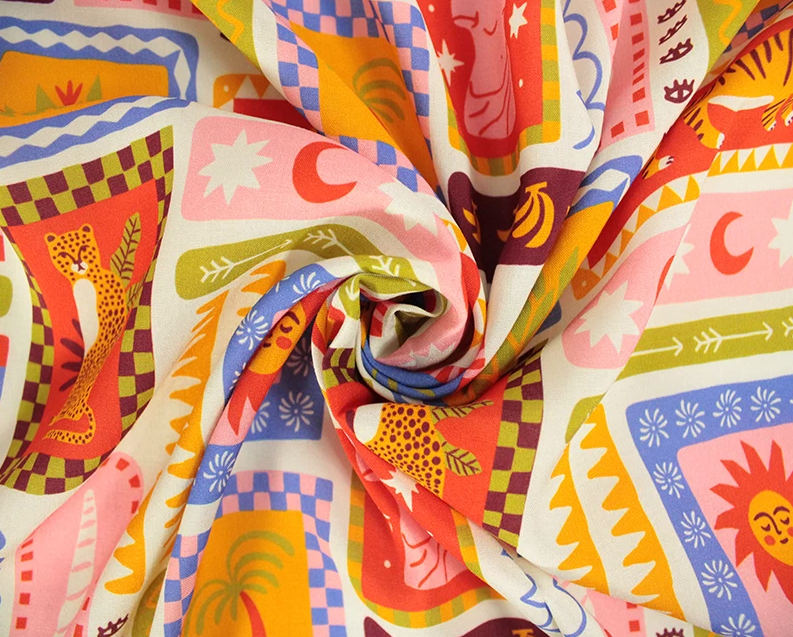 Summer Postcards Viscose Lawn - Little Johnny [PRE-ORDER]