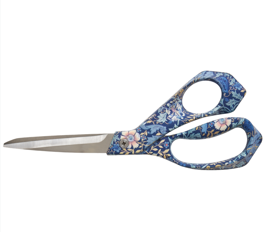 Fabric Scissors - Blue Floral
