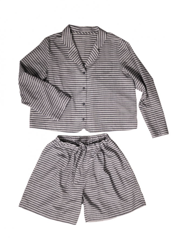 The Winnie PJs Kit - Pink Gingham Flannel
