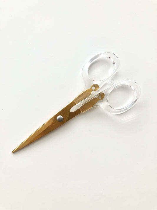 Brushed Gold Embroidery Scissors