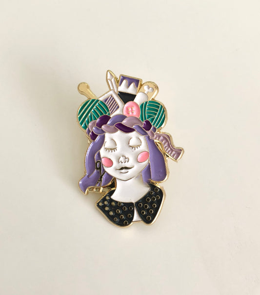 Craft Queen Pin Badge