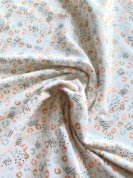 Oh My Safari Cotton Flannel - REMNANT - 60cm x 112cm