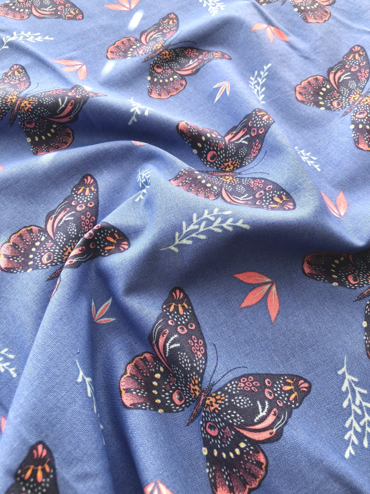 Enchanted Wings Cotton - REMNANT - 1m [FLAW]