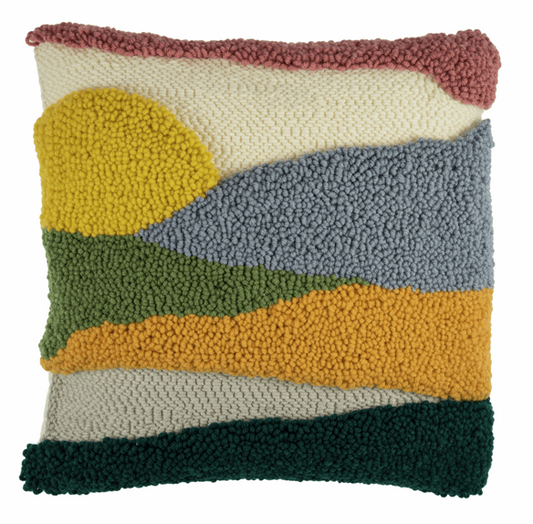 Sunset Punch Needle Cushion Cover Kit