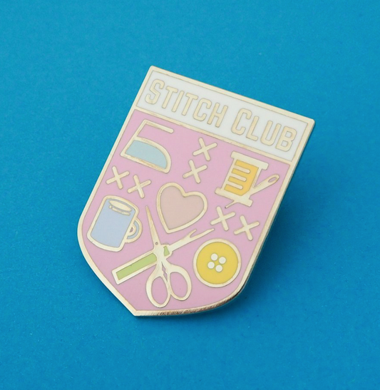 Pastel Stitch Club Enamel Pin - Hand Over Your Fairy Cakes