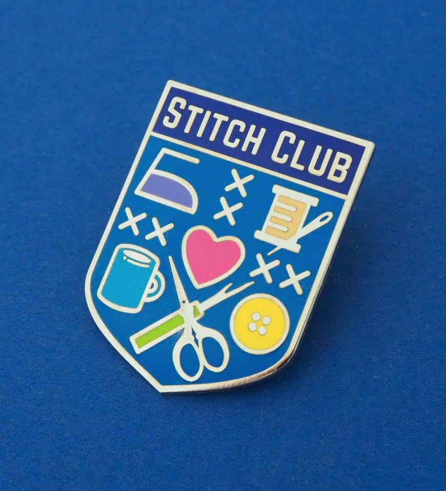 Bright Stitch Club Enamel Pin - Hand Over Your Fairy Cakes