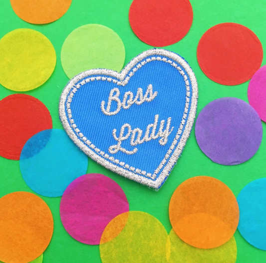 Boss Lady Iron On Patch - Hand Over Your Fairy Cakes