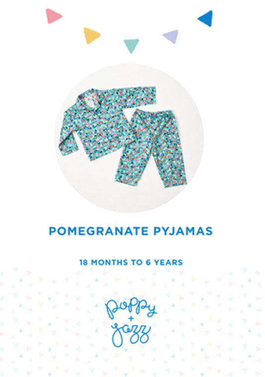 Pomegranate Pyjamas - Poppy & Jazz