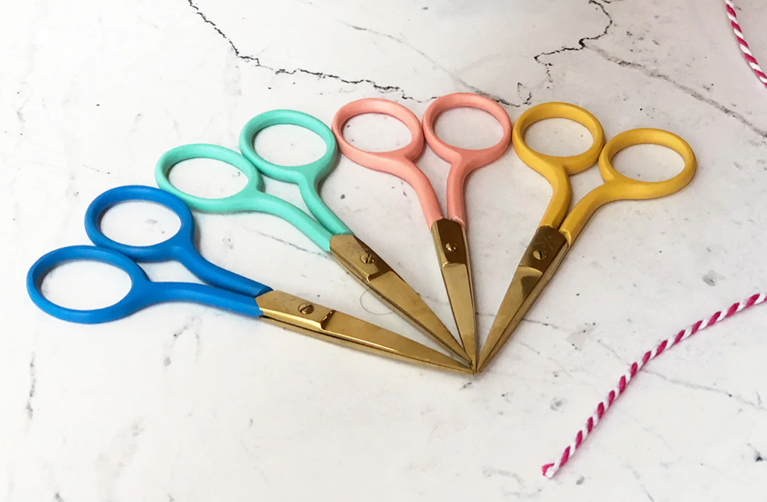 Colourful Embroidery Scissors - Chasing Threads