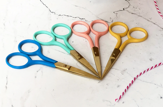 Colourful Embroidery Scissors - Chasing Threads