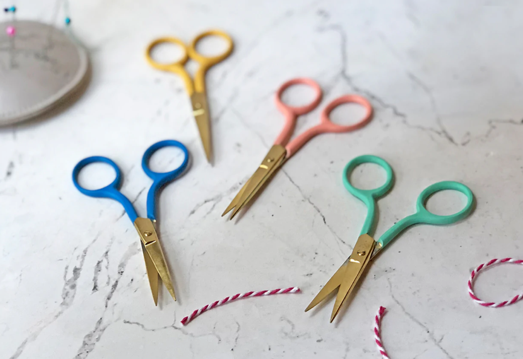 Colourful Embroidery Scissors - Chasing Threads