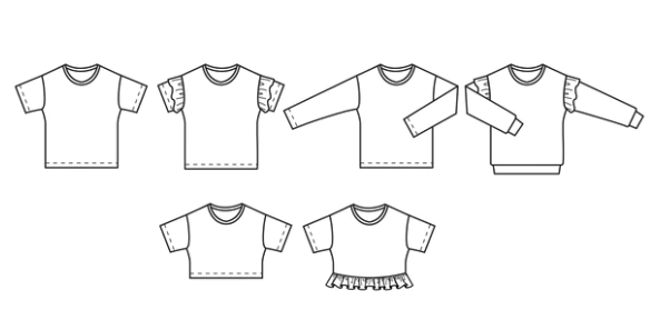 Solar Tee/Sweater - Papercute by Papercut Patterns