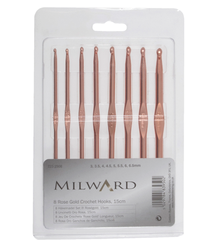 Crochet Hook Set - Rose Gold